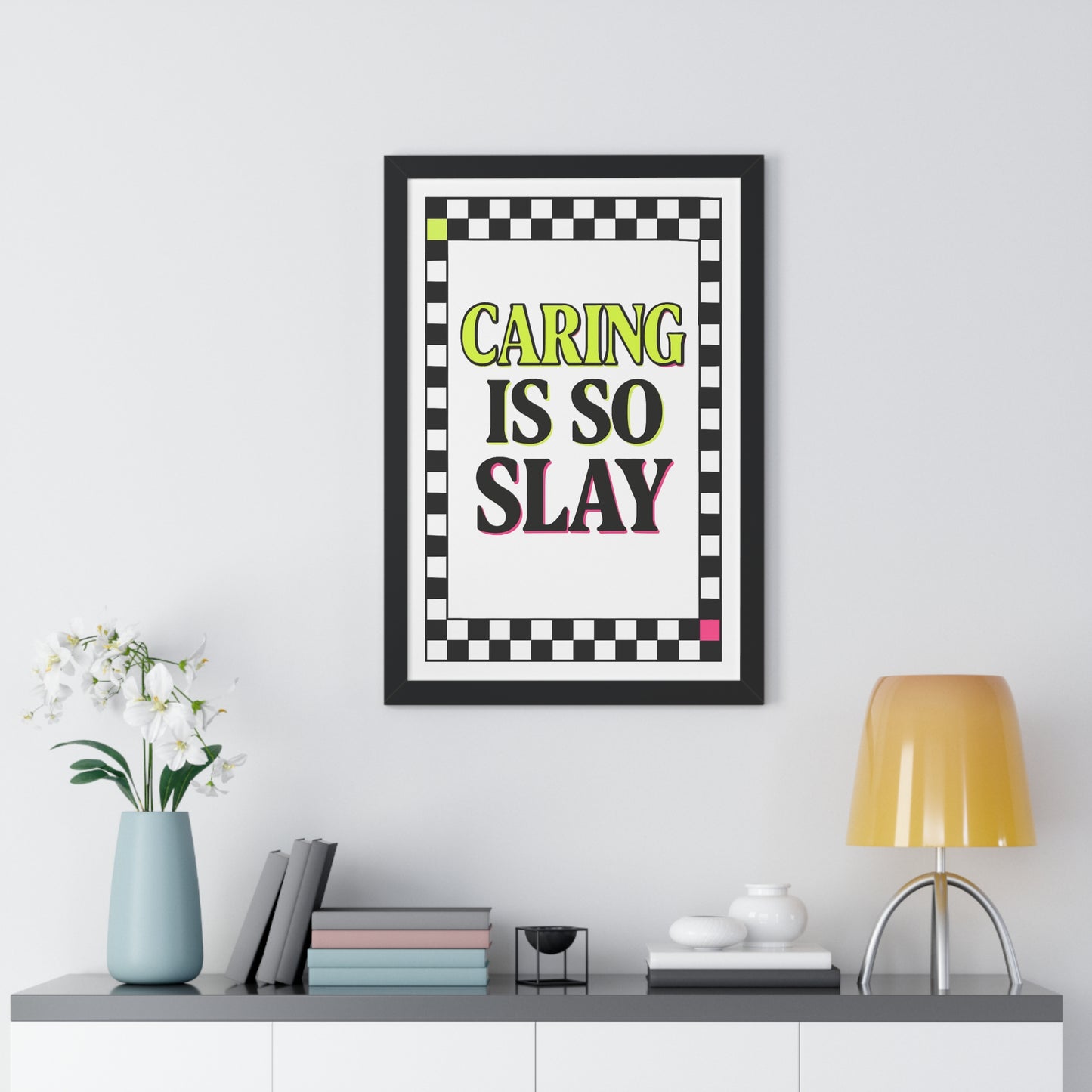 Caring is So Slay Neon