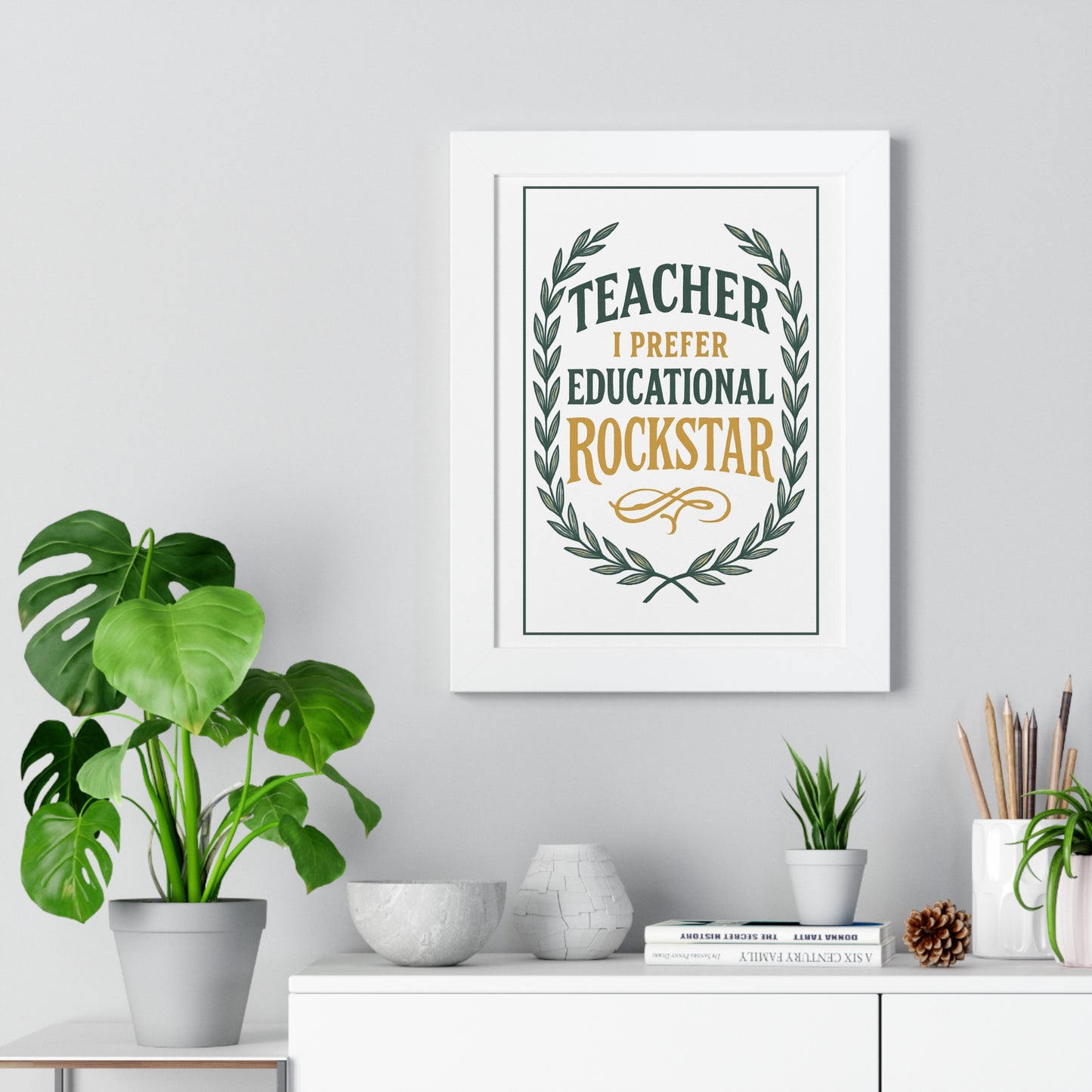 Teacher, I Prefer Educational Rockstar Green
