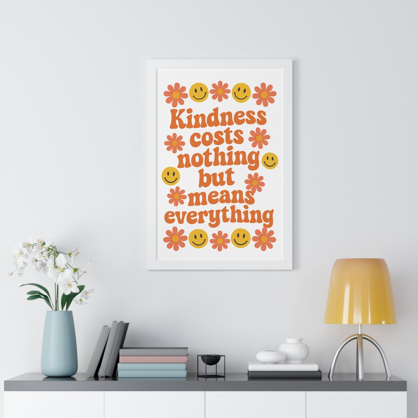 Kindness Costs Nothing Orange
