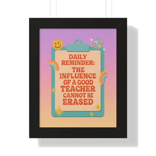 Daily Reminder: The Influence of a Good Teacher Cannot be Replaced smiley
