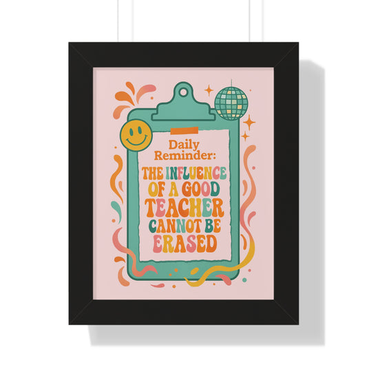 Daily Reminder: The Influence of a Good Teacher Cannot be Erased pink