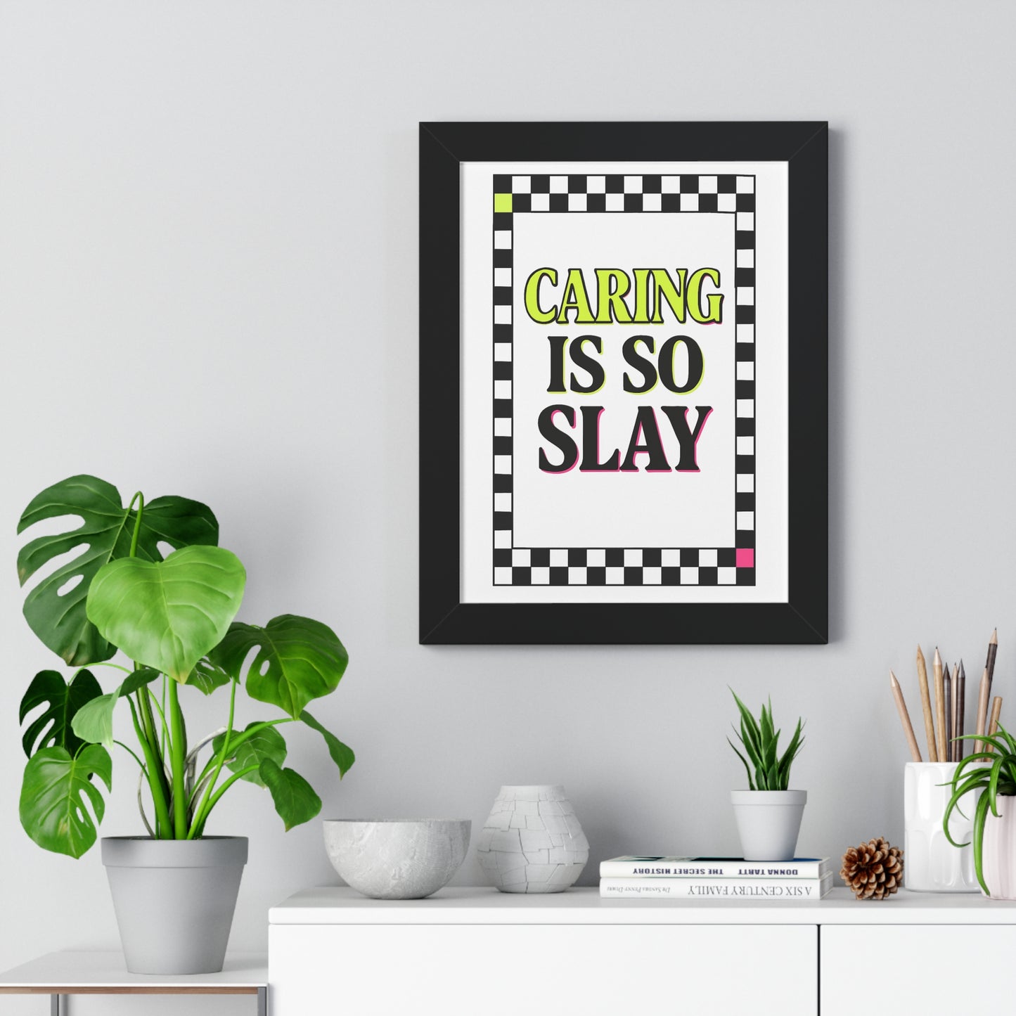 Caring is So Slay Neon