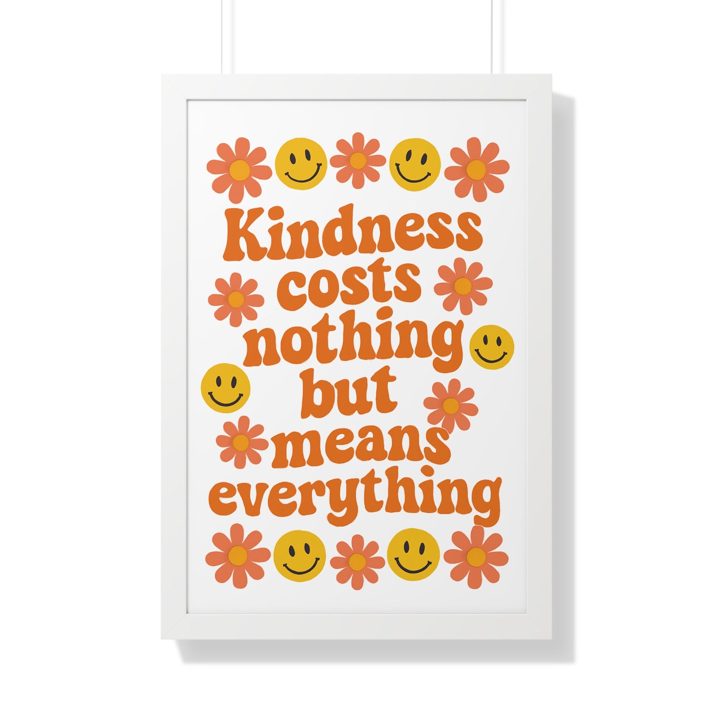 Kindness Costs Nothing Orange