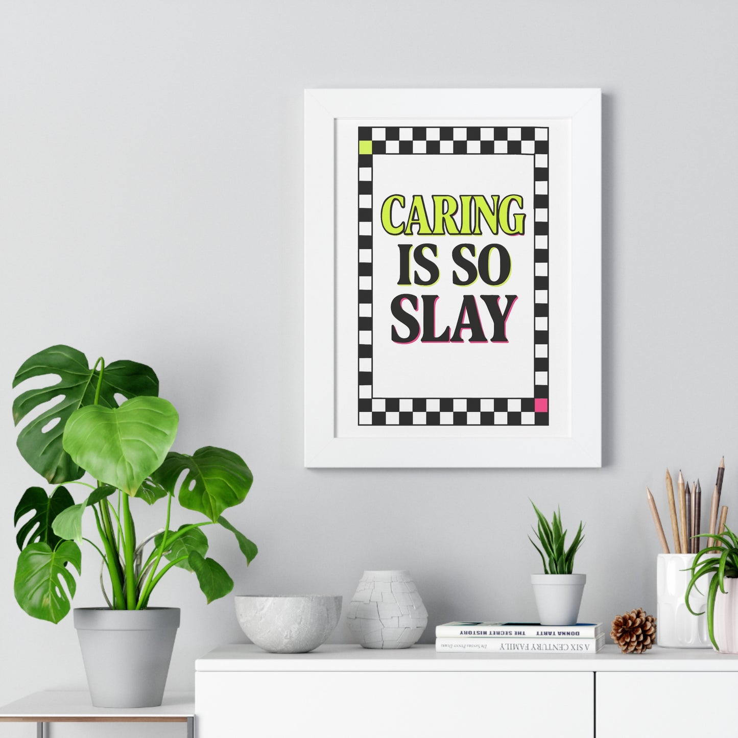 Caring is So Slay Neon
