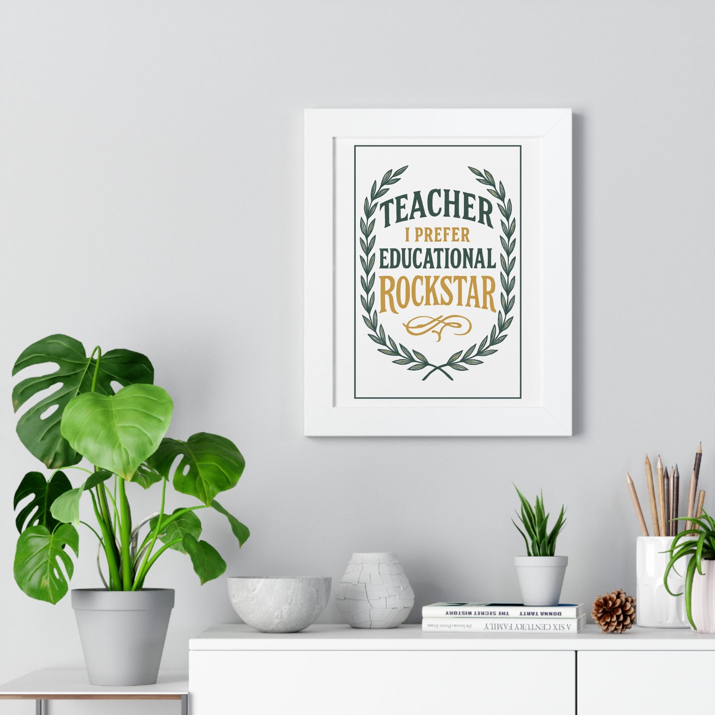 Teacher, I Prefer Educational Rockstar Green