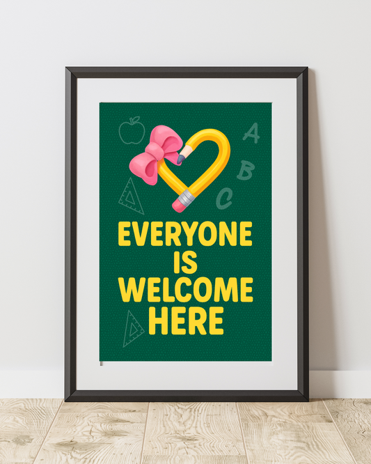 Everyone is Welcome Here Pencil