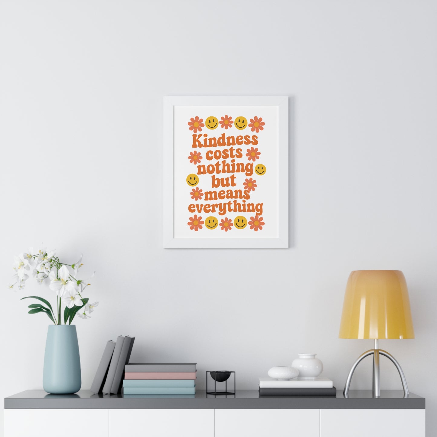 Kindness Costs Nothing Orange