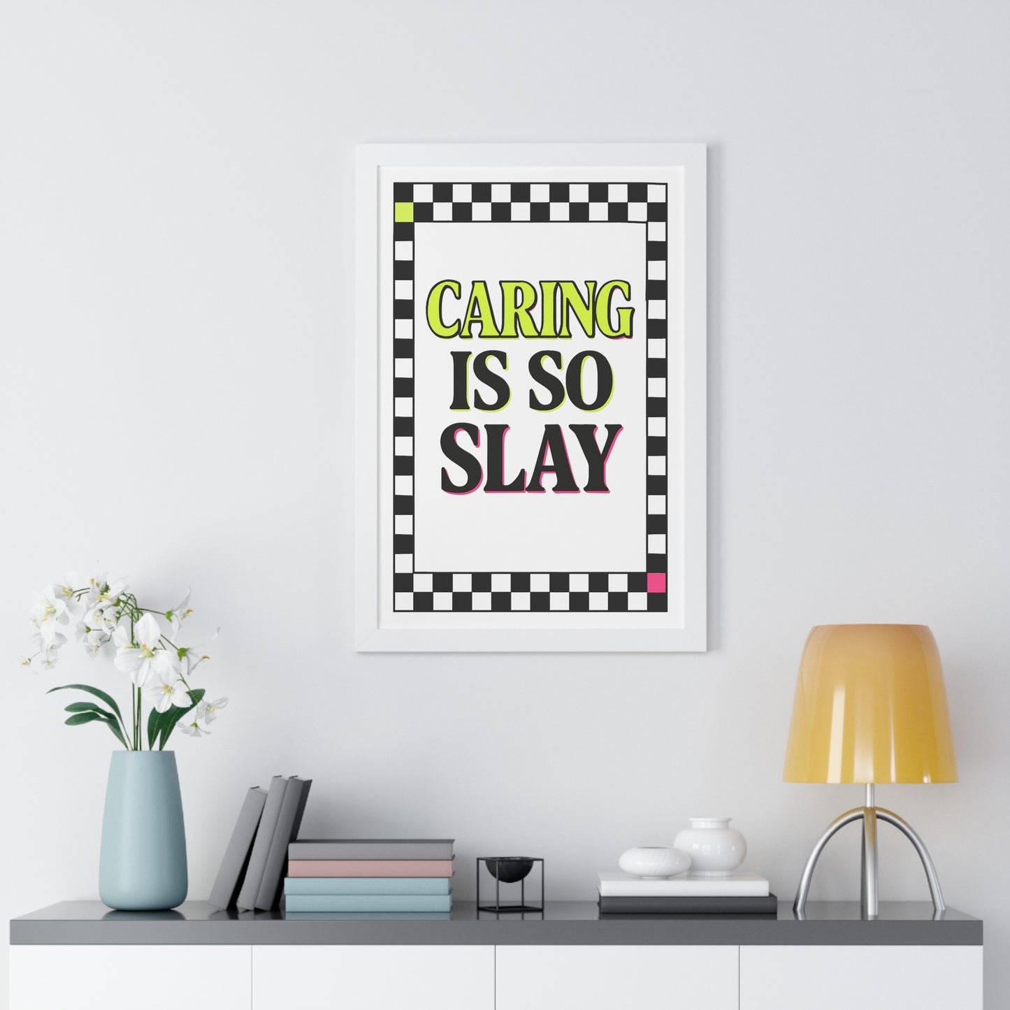 Caring is So Slay Neon