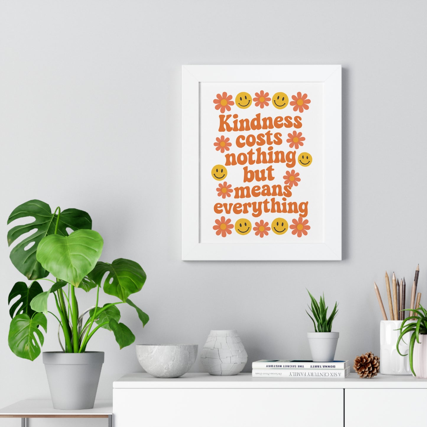 Kindness Costs Nothing Orange