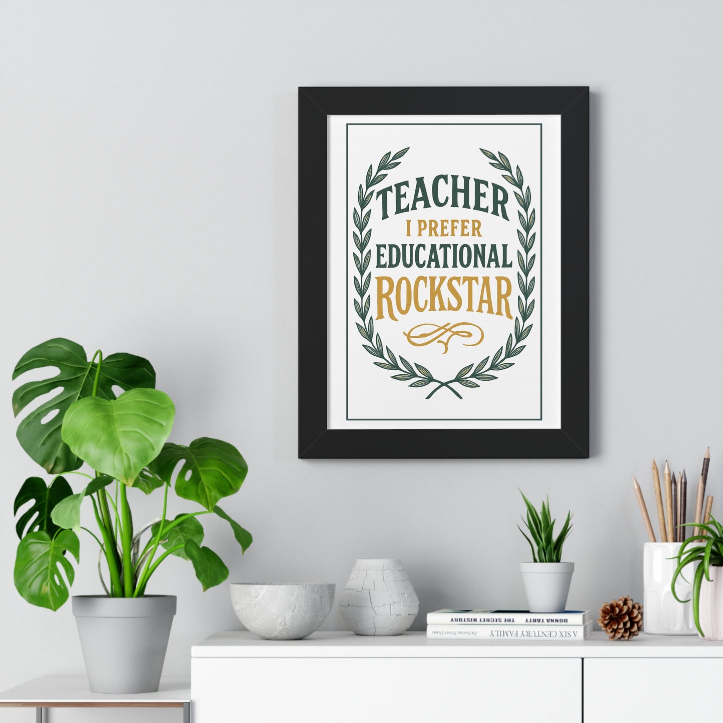 Teacher, I Prefer Educational Rockstar Green