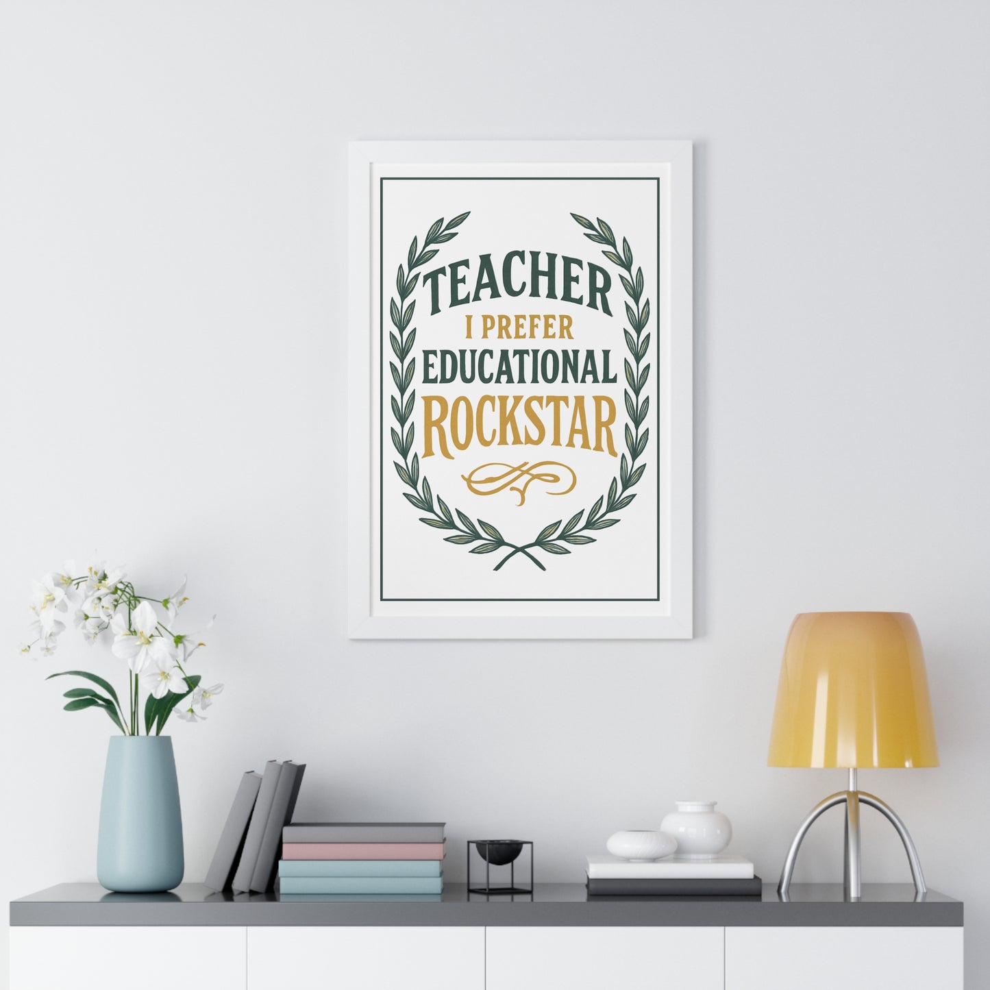 Teacher, I Prefer Educational Rockstar Green
