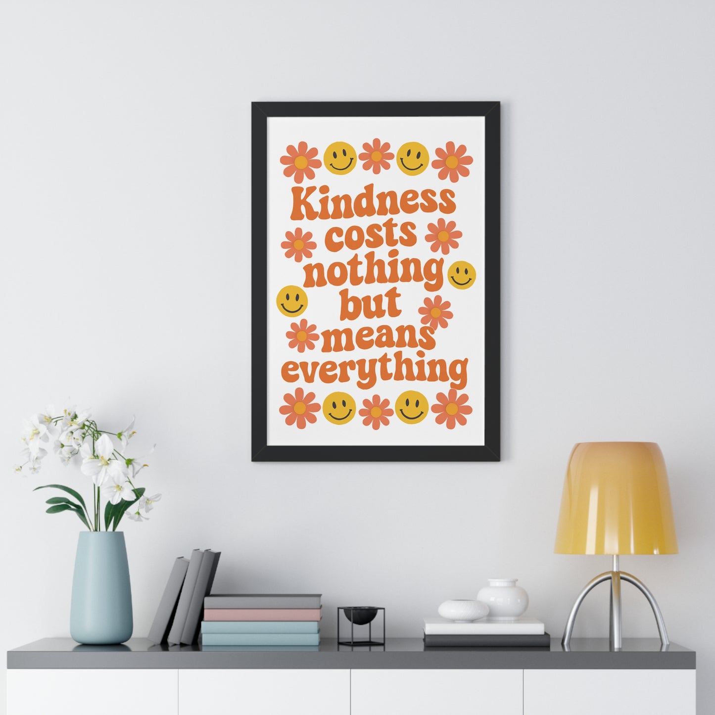 Kindness Costs Nothing Orange