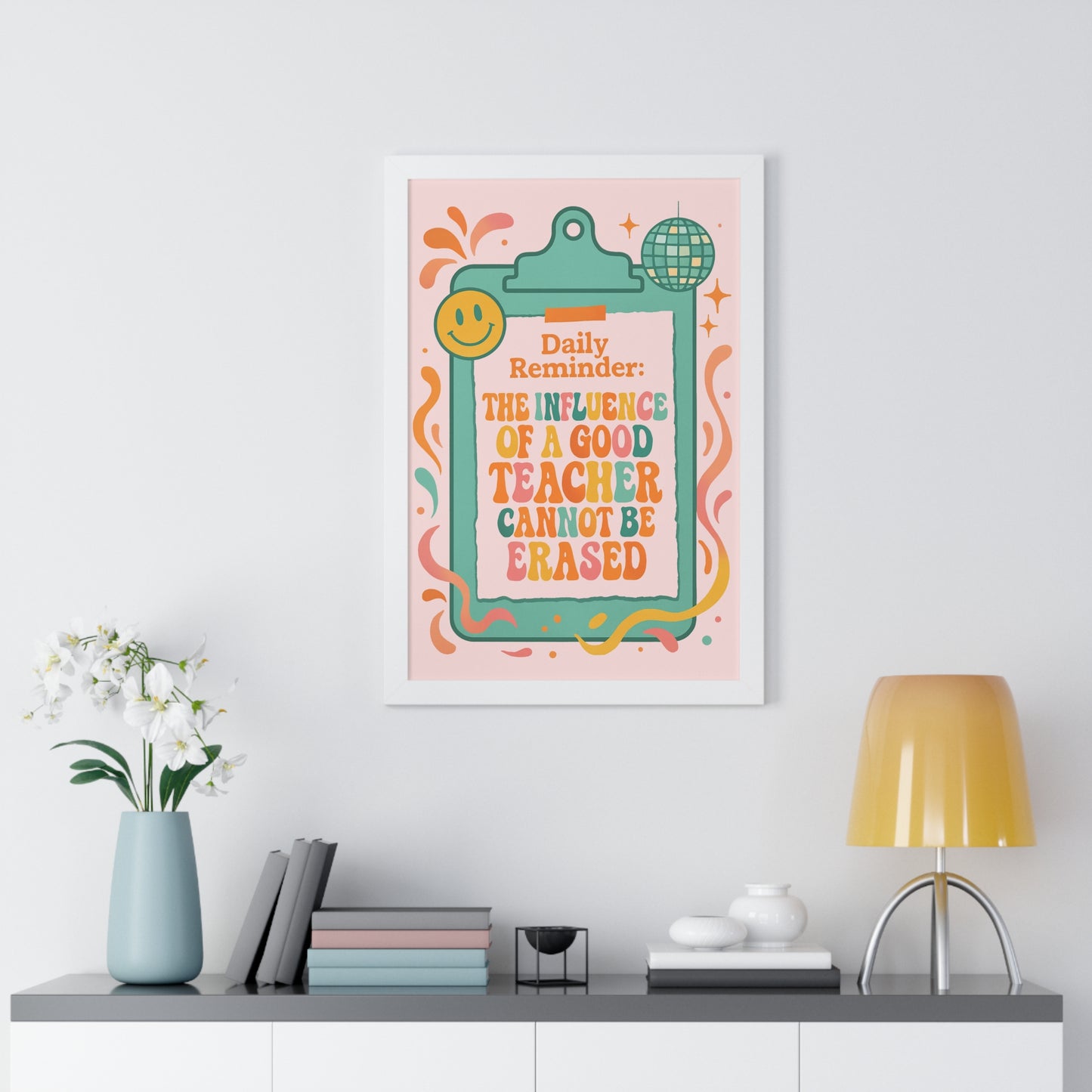 Daily Reminder: The Influence of a Good Teacher Cannot be Erased pink