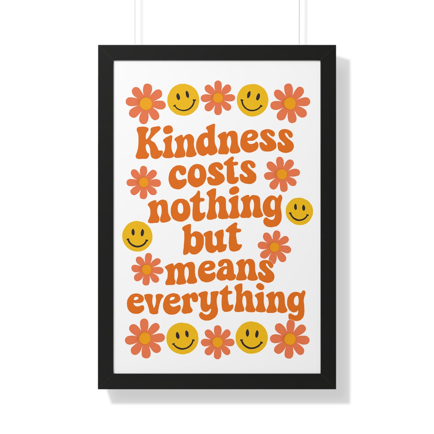 Kindness Costs Nothing Orange