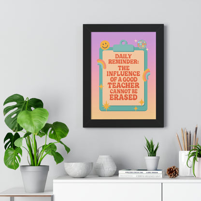 Daily Reminder: The Influence of a Good Teacher Cannot be Replaced smiley