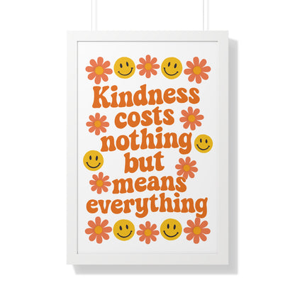 Kindness Costs Nothing Orange