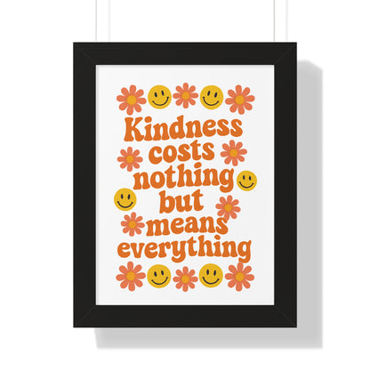 Kindness Costs Nothing Orange