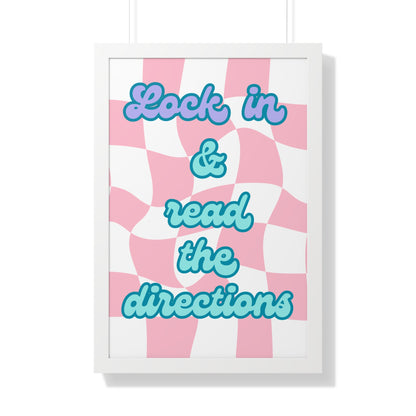 Lock in and Read the Directions