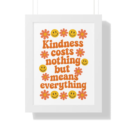 Kindness Costs Nothing Orange