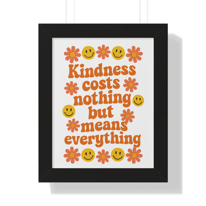 Kindness Costs Nothing Orange