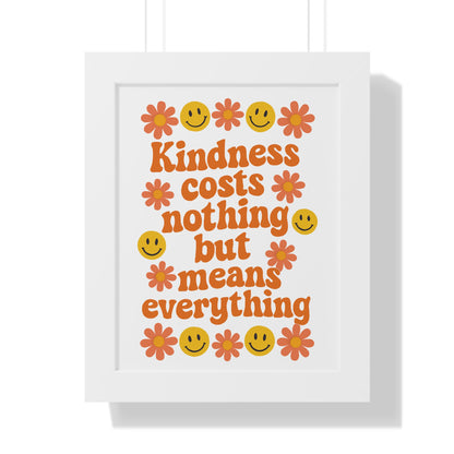 Kindness Costs Nothing Orange