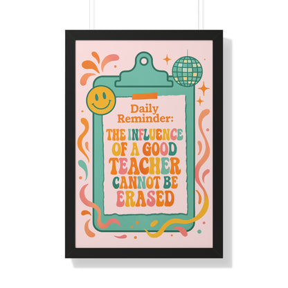 Daily Reminder: The Influence of a Good Teacher Cannot be Erased pink