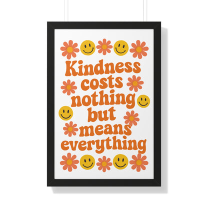 Kindness Costs Nothing Orange